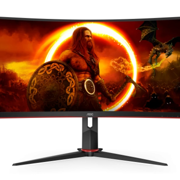 AOC  34 inc CU34G2XP/BK 1ms 180Hz FreeSync Premium WQHD VA Curved Gaming Monitör (Ölü Pixel) - 2