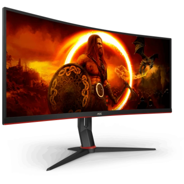 AOC  34 inc CU34G2XP/BK 1ms 180Hz FreeSync Premium WQHD VA Curved Gaming Monitör (Ölü Pixel) - 4