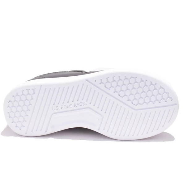 U.s Polo Assn Costa Siyah Beyaz Ortopedik Günlük Kadın Spor Ayakkabı - 4