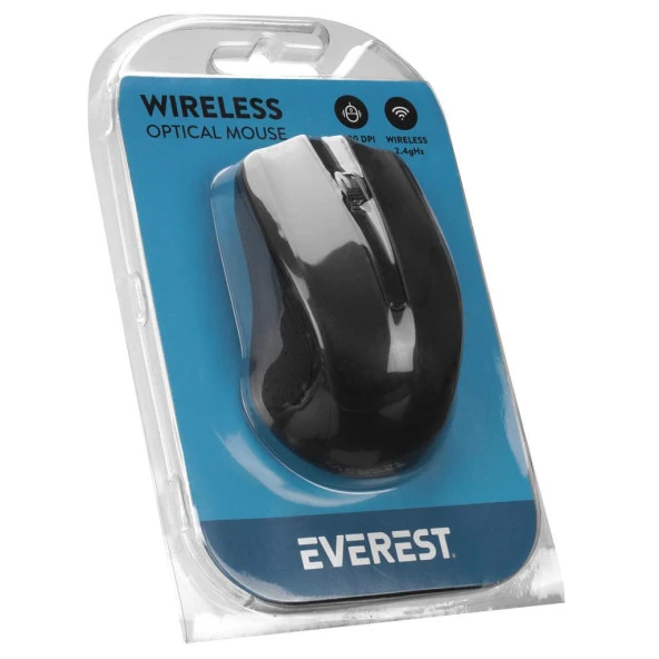 Everest SM-537 Usb Siyah 2.4Ghz Kablosuz Mouse - 6