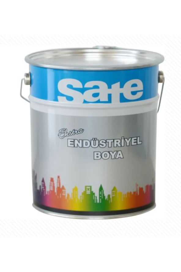 Ekonomık Endüstriyel Boya Yarı Mat Siyah 17 Kg
