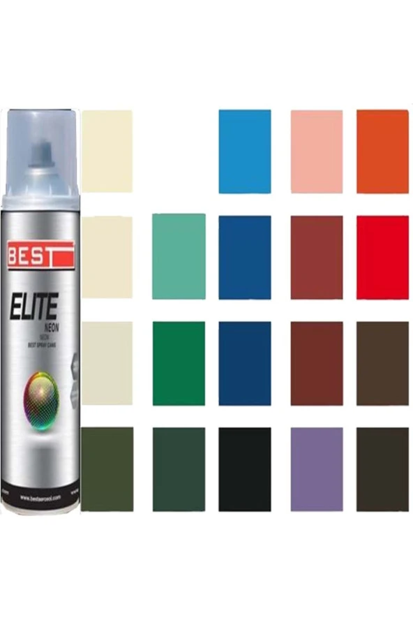 Sprey Boya Elite Ral Mat Beyaz Ral (9010) 400 ml