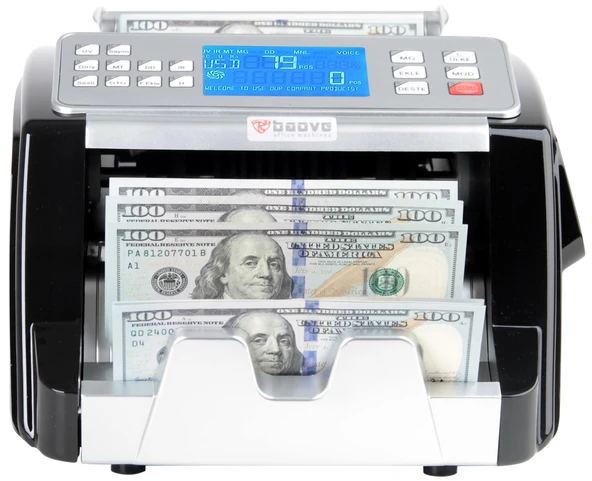 Baove GB83000 Karışık Para Sayma Makinesi - TL - Euro - Usd - Türkçe Sesli Uyarı + Müşteri Ekranı - 3