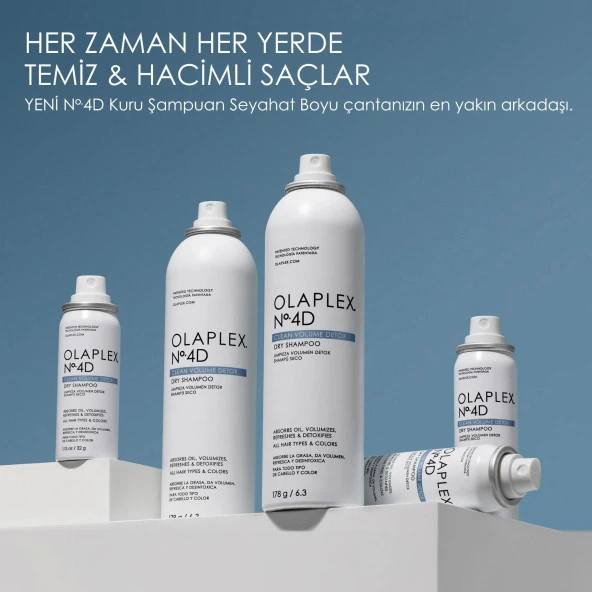 Olaplex No: 4D Clean Volume Detox Dry Shampoo Hacim Veren Kuru Şampuan 178G - 9