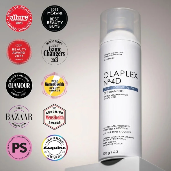 Olaplex No: 4D Clean Volume Detox Dry Shampoo Hacim Veren Kuru Şampuan 178G - 12