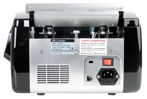 Baove GB83000 Karışık Para Sayma Makinesi - TL - Euro - Usd - Türkçe Sesli Uyarı + Müşteri Ekranı - 6