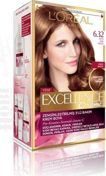 Loreal Paris Excellence Creme Saç Boyası 6.32 Altın Açık Kahve - 3