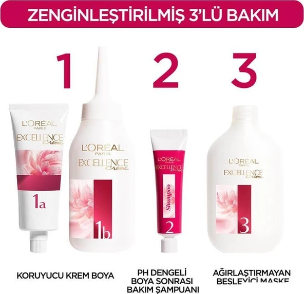 Loreal Paris Excellence Creme Saç Boyası 6.32 Altın Açık Kahve - 2