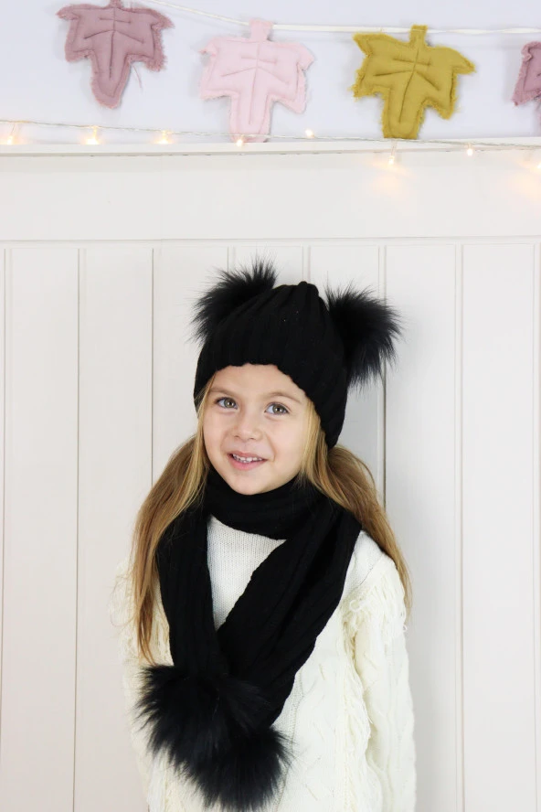 Çocuk ve Bebek Atkı Bere Takımı - 8