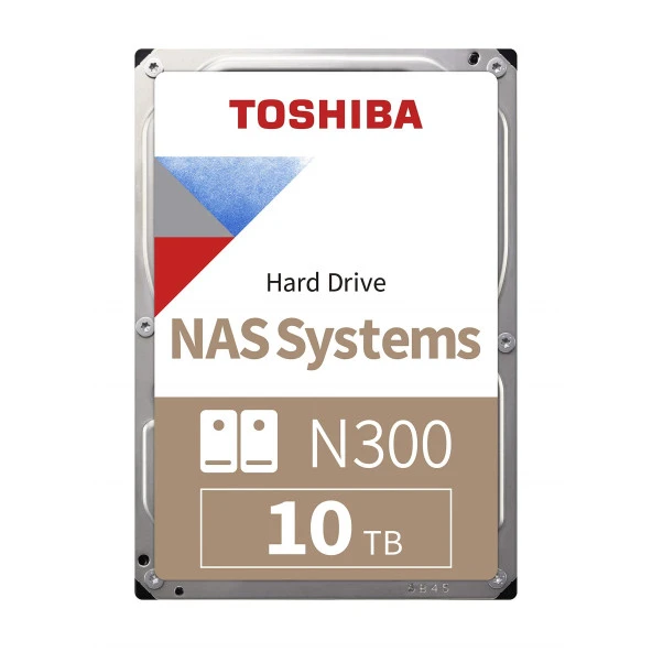 Toshiba N300 HDWG11AUZSVA 10TB 7200RPM 256MB 3.5" SATA Harddisk