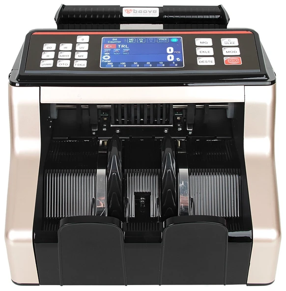 Baove GB8200S Karışık Para Sayma Makinesi - TL - Euro - Usd - Türkçe Sesli Uyarı + Müşteri Ekranı - 5