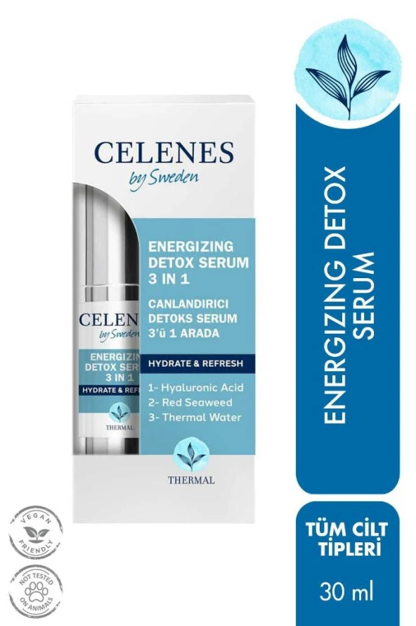 Celenes Thermal 3 In 1 canlandırıcı Detox Serum 30 ml