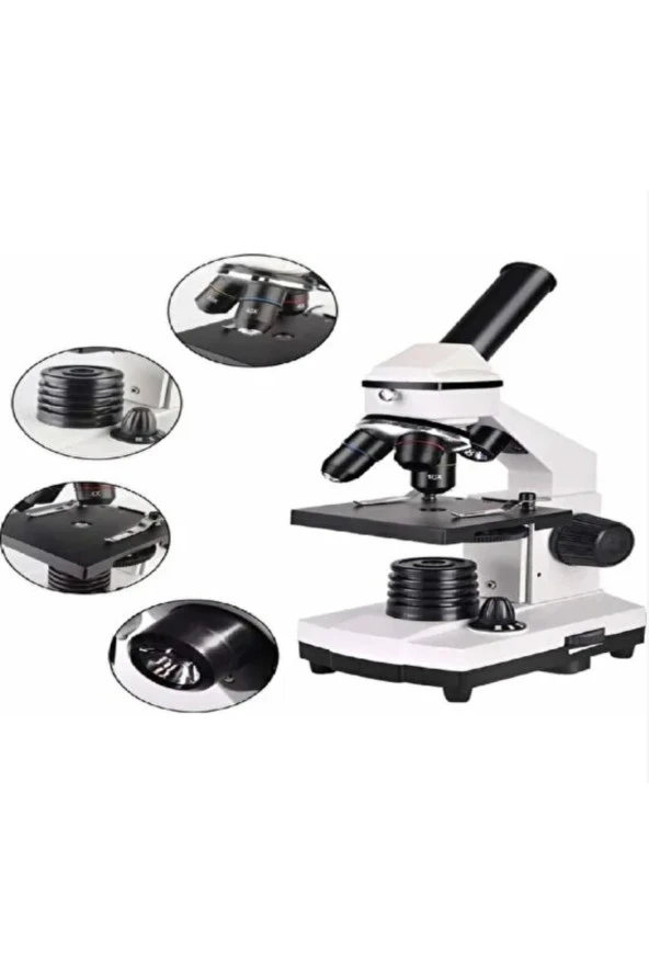 Okul Laboratuarlarına Uygun Eğitim Mikroskobu 640X büyütme - 2