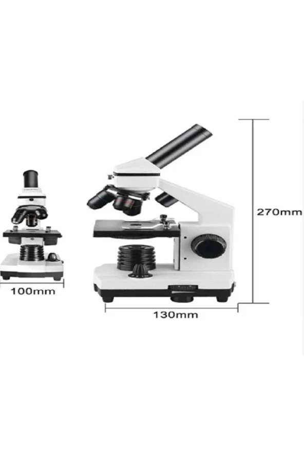 Okul Laboratuarlarına Uygun Eğitim Mikroskobu 640X büyütme - 5