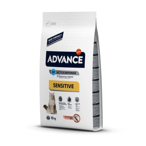 ADVANCE CAT ADULT SALMON SENSİTİVE KEDİ MAMASI 10 KG