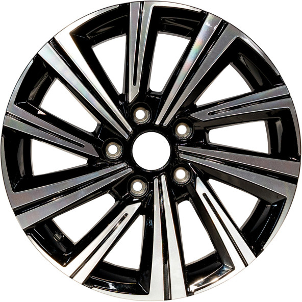 SNC-1005 5X114,3 7X16" ET40 CB 60.1 BLACK MACHINED-TOYOTA COROLLA UYUMLU (16 inç) (TAKIM FİYATI- 4 ADET JANT)