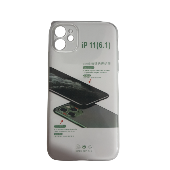 İphone 11 Uyumlu Şeffaf Kılıf Darbe Emici Şeffaf Kılıf - 2