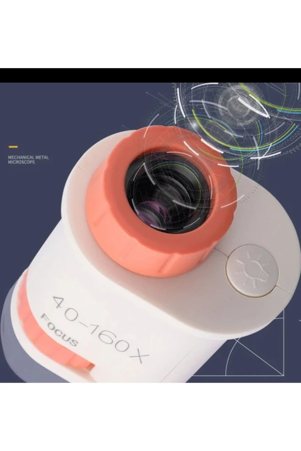 Mini Ayaksız El Mikroskobu (Çocuklar için -Cep boy) - 4