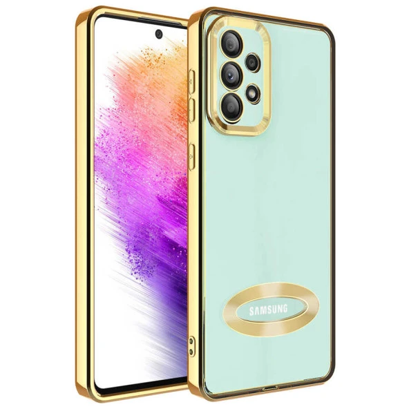 Samsung Galaxy A53 5G Kılıf Kamera Korumalı Logo Gösteren Zore Omega Kapak