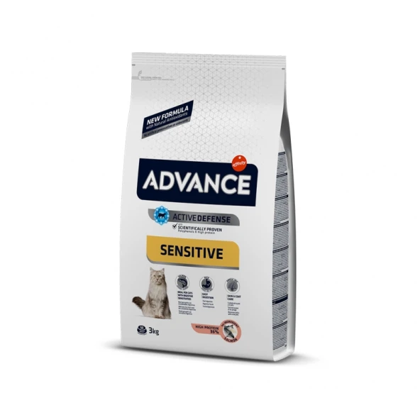 ADVANCE CAT ADULT SALMON SENSİTİVE KEDİ MAMASI 3 KG