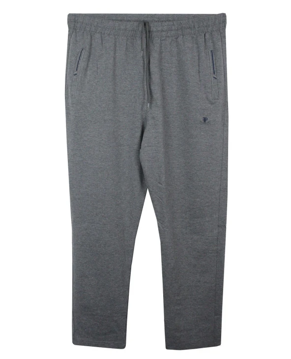 Erkek Büyük Beden 118-156 Kilo Arası İçin Uygun Likralı 2 iplik Eşofman Alt - 4