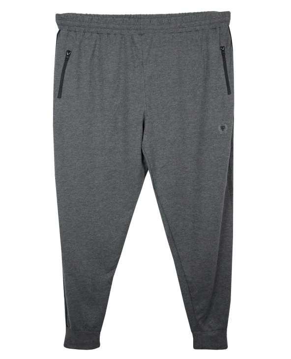 Erkek Büyük Beden 118-156 Kilo Arası İçin Uygun Likralı 2 iplik Eşofman Alt - 5