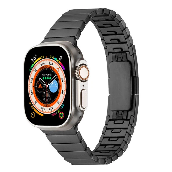 Apple Watch Ultra 49mm Zore KRD-82 Metal Kordon Saat Değildir.