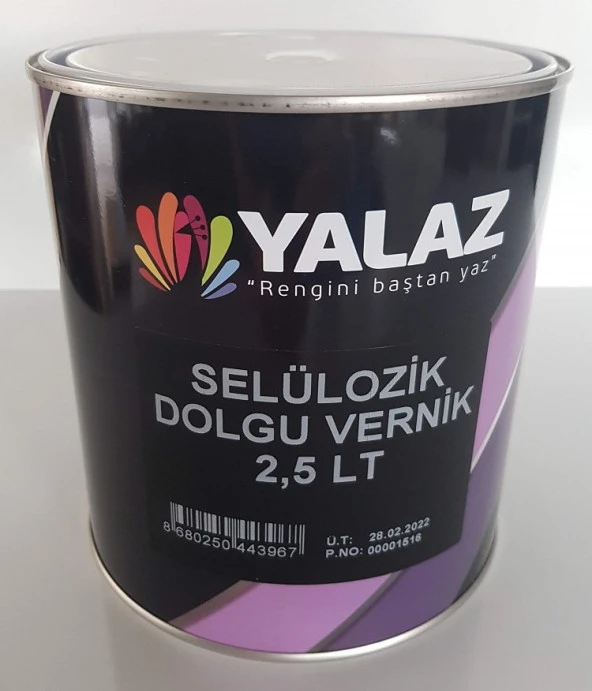 YALAZ BOYA SEL DOLGU VERNİK GLN 2,5LT