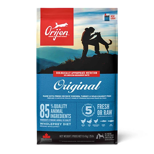 Orijen Original Tahılsız Yetişkin Köpek Maması Tüm Irk ve Yaşam Evreleri 11,4 Kg