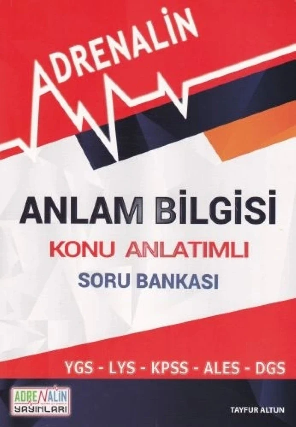 Adrenalin Anlam Bilgisi Konu Anlatımlı Soru Bankası