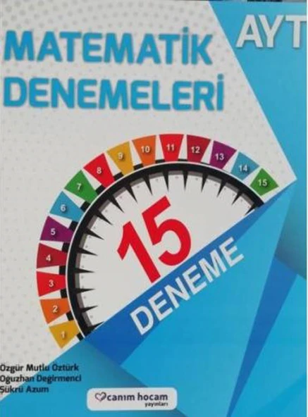 Canım Hocam AYT Matematik 15 Deneme