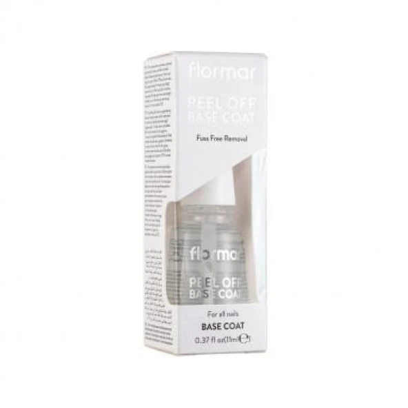 Flormar Asetonsuz Soyulabilen Tırnak Koruyucu Cila 11 ml