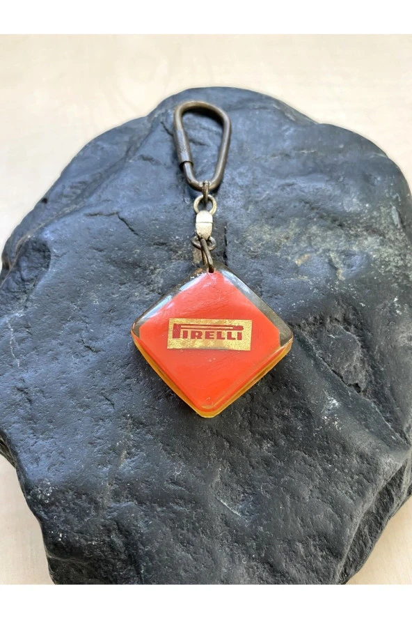 ANTİKA PİRELLİ ANAHTARLIK ÇİFT TARAFLI SERT MİKA ANAHTARLIK - 2