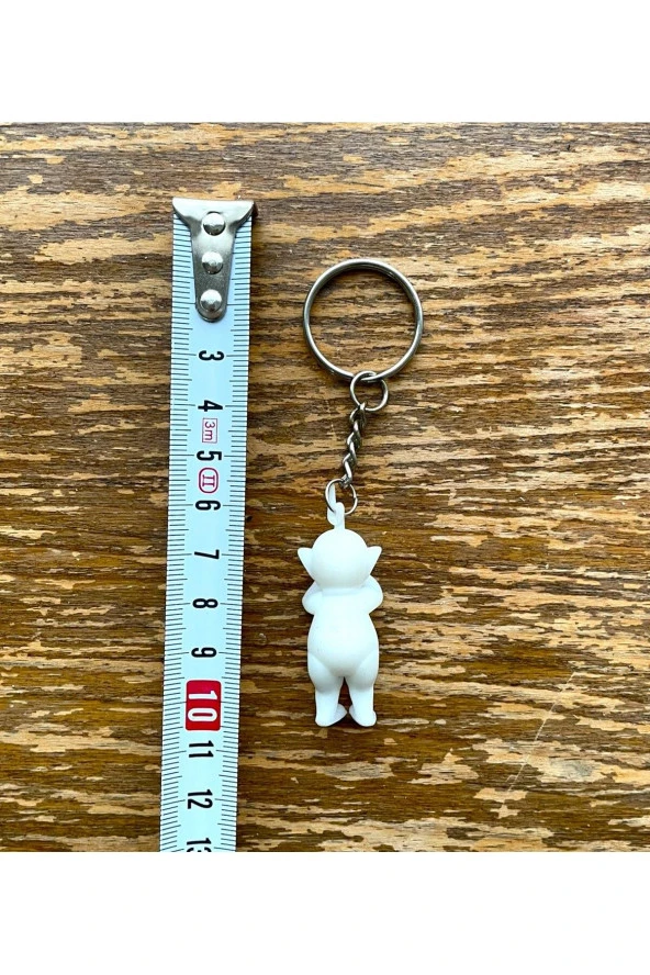 1 ADET SARI RENK TELETABİ ANAHTARLIK - 2