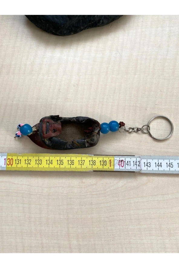 ANTİKA DERİ ÇARIK ANAHTARLIK DUVAR SÜSÜ - 3