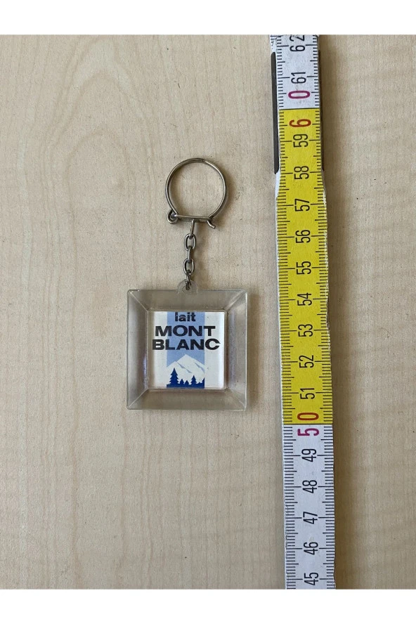 VİNTAGE ANAHTARLIK AVRUPA ANAHTARLIK MİKA ANAHTARLIK MONT BLANC ÇİKOLATA - 2