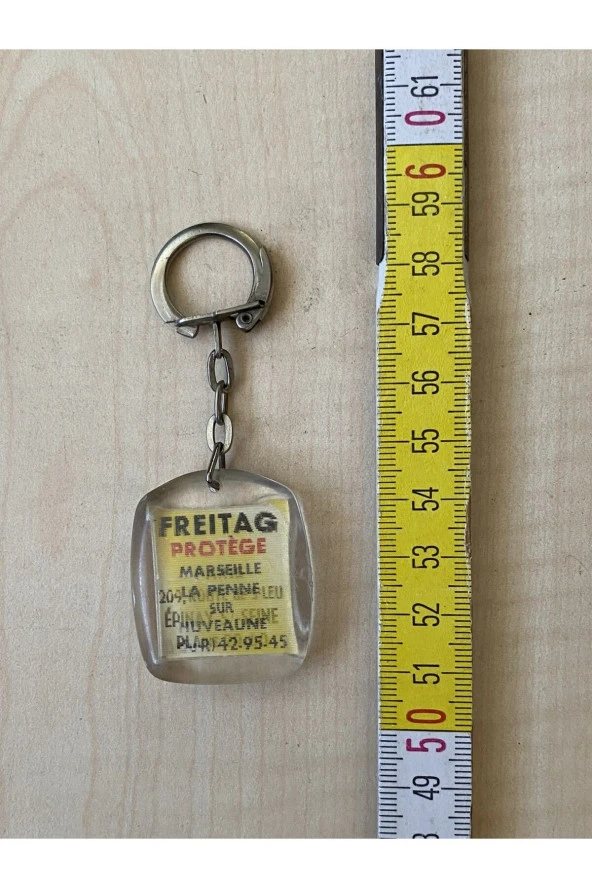 VİNATGE AVRUPA HAREKETLİ GÖRÜNTÜLÜ PLASTİK ANAHTARLIK - 4