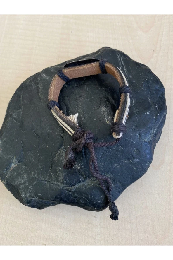 AYARLANABİLİR LOVE YAZILI DERİ BİLEKLİK - 3