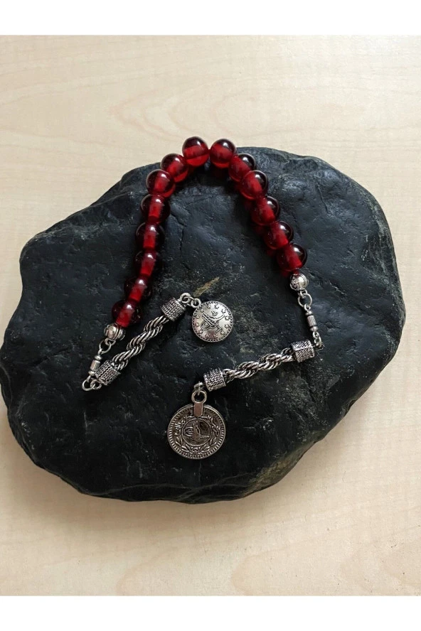 TOZ KEHRİBAR ZAZA TESBİH KARARMAYAN PÜSKÜLLÜ KAPSÜL KESİM TESBİH NO 37 - 2