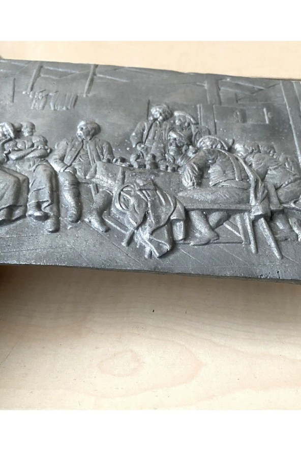 19x14CM AVUPA KALAY TABLO DÖKME KALAYDAN KALIP TABLO - 4