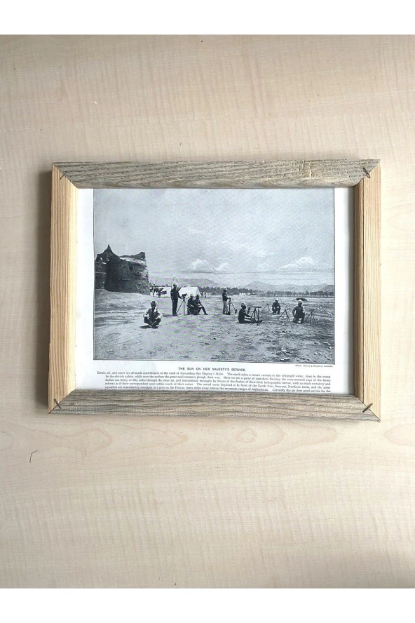 CAMSIZ ÇİFT TARAFLI AHŞAP ÇERÇEVELİ DİJİTAL BASKI RESİM TABLO KUZEY KUTBU VE MAJESTE - 2