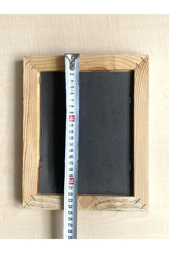 Ahşap Çerçeve Gerçek Yaprak Üzerine Arapça El Yazma Hat Çalışması no 44 - 3