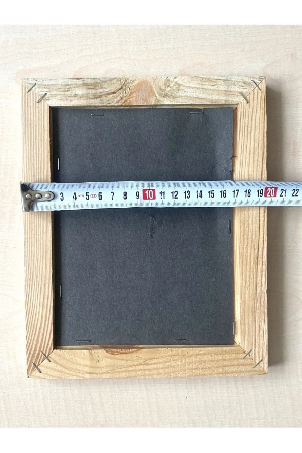 Ahşap Çerçeve Gerçek Yaprak Üzerine Arapça El Yazma Hat Çalışması no 44 - 4