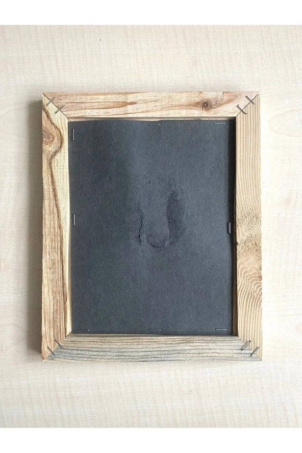 Ahşap Çerçeve Gerçek Yaprak Üzerine Arapça El Yazma Hat Çalışması no 41 - 2