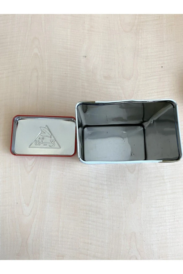 Vintage Teneke Kutu Arapça Çay Kutusu