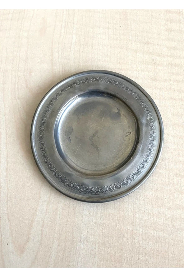 Metal Çay Bardağı Tabağı