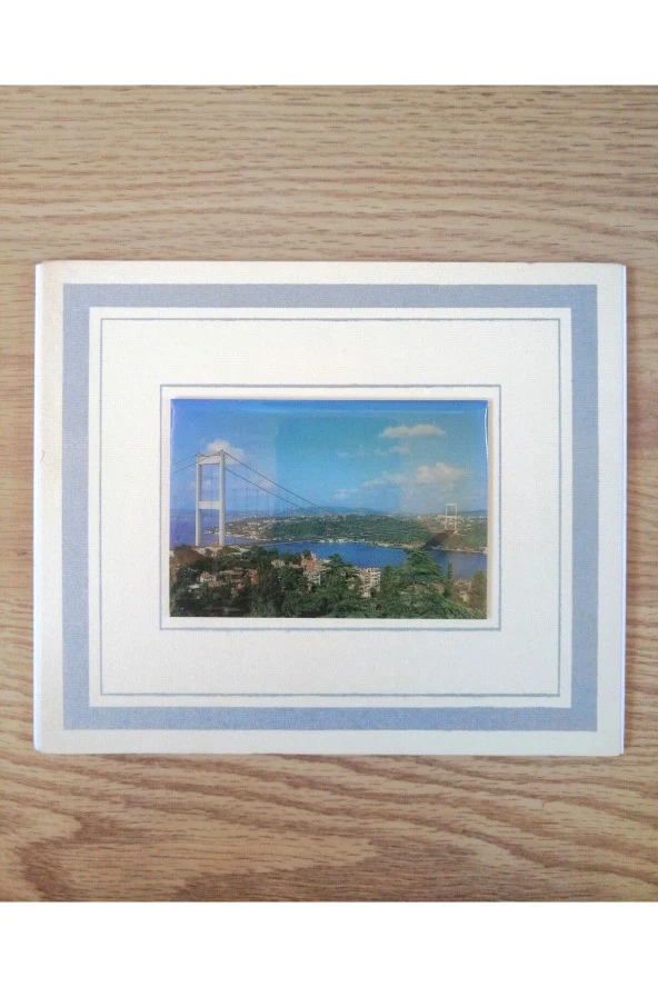1975 İSTANBUL BOĞAZİÇİ KÖPRÜSÜ TÜRKİYE^NİN TARİHİ VE DOĞAL GÜZELLİKLERİ KARTLARI