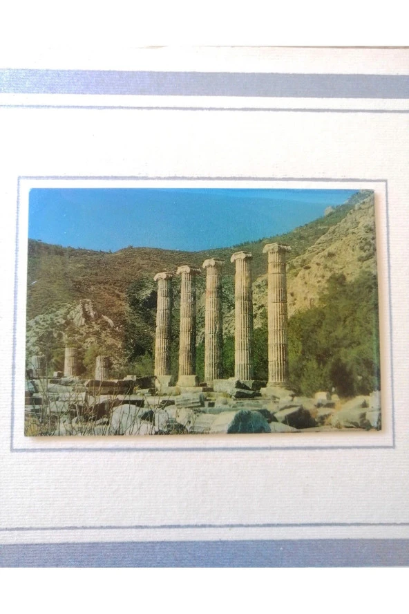 İZMİR BERGAMA TÜRKİYE^NİN TARİHİ VE DOĞAL GÜZELLİKLERİ KARTLARI - 2