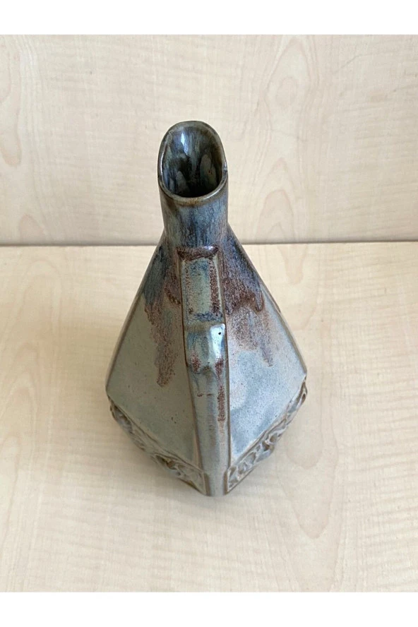 DAMGALI EL YAPIMI FRANSIZ VAZO KUSURSUZ SIRLI SÜRAHİ - 3