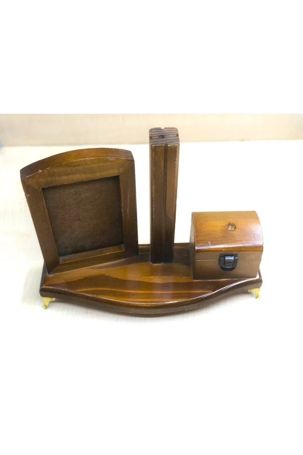 VİNTAGE ÇERÇEVELİ AHŞAP KUTU ÇERÇEVELİ MASA DÜZELNEYİCİ